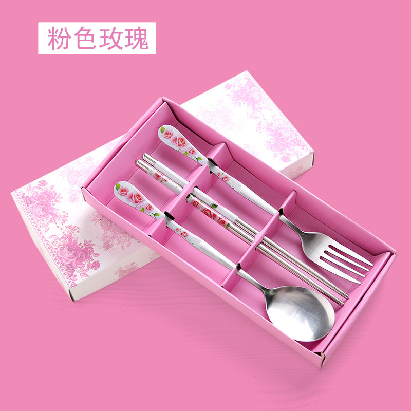 开业礼品 微商小礼品活动赠送小礼物 餐具套装 会销礼品定制 实用
